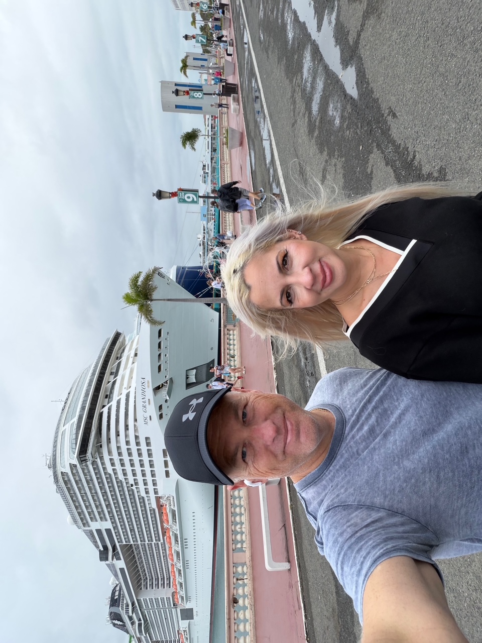 MSC Grandiosa at dock